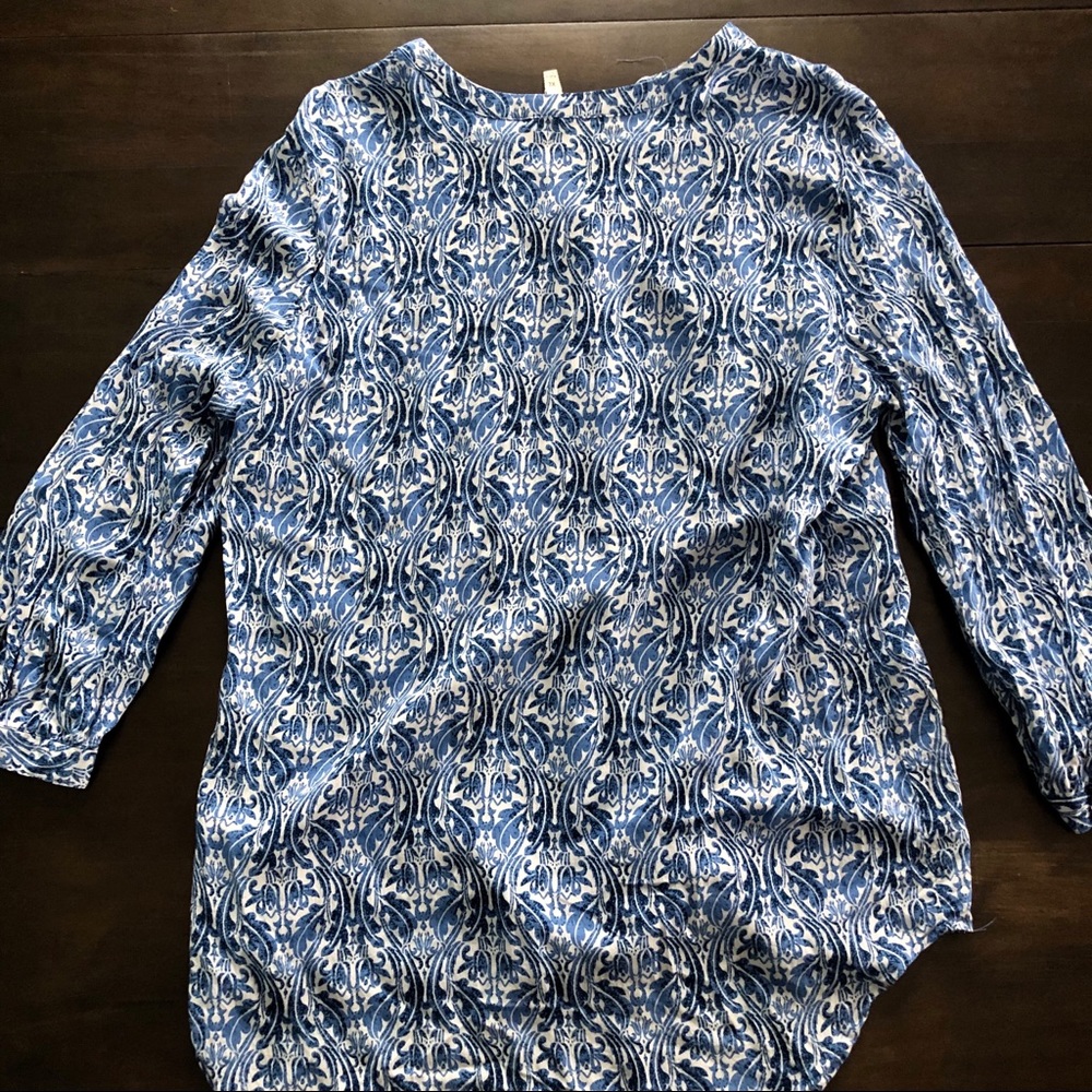 High/Low Tunic Blouse - Picture 2 of 4